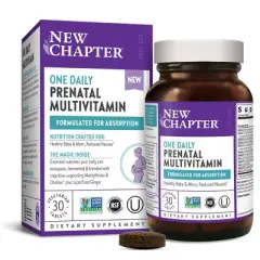 New Chapter Prenatal with Methylfolate + Choline One Daily Multivitamin Tablets - 30ct