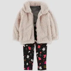 Carter's Just One You&reg;️ Baby Girls' Floral Jacket & Bottom Set