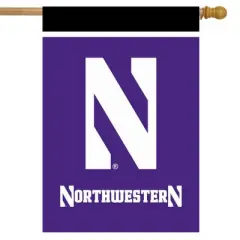 Briarwood Lane Northwestern University NCAA Licensed House Flag 28" x 40"