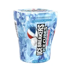 Ice Breakers Ice Cubes Snow Cone Flavored Sugar Free Chewing Gum - 3.24oz