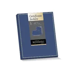 Southworth Certificate Holders 8.5" x 11" Navy 5/Pack (PF6)
