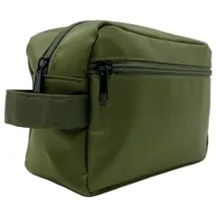 Wild Trail - Olive Green Canvas Toiletry Bag