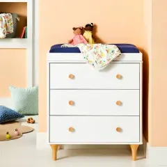 Changing Pad Cover Navy Chevron - Cloud Island&trade; Navy