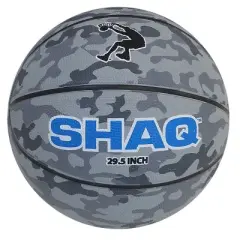 SHAQ 29.5" Basketball Official Size 7 for Outdoor Indoor Basketball for Street Court Basketball Basketball Spalding Youth Basketball Equipment
