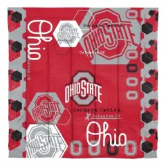 NCAA Ohio State Buckeyes Hexagon Comforter Set