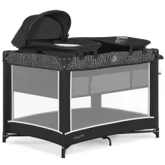 Lilly Deluxe Play yard With Full Bassinet, Changing Tray And Infant Napper With Canopy