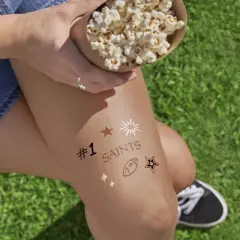 NFL New Orleans Saints Temporary Tattoo Marker - 3pk