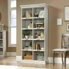 75" Barrister Lane Tall Bookcase White Plank - Sauder