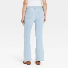 Under Belly High-Rise Denim Flare Maternity Pants - Isabel Maternity by Ingrid & Isabel&trade;