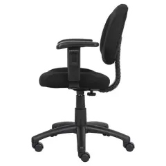 Deluxe Posture Chair with Adjustable Arms - Boss Office Products