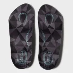 Fab Feet Women's by Foot Petals Plantar Fascia Insoles Cushion Black One Size - Size (6-11)