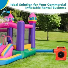 Costway 3 HP/2200W Air Blower Commercial Inflatable Bounce House Blower for Water Slide