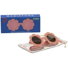 Babiators Polarized Flower - Peachy Keen Rose Gold Mirrored Lens - 6+ Years