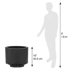 Blue Sky Outdoor Living The Peak Smokeless Patio Fire Pit 2.0 Series