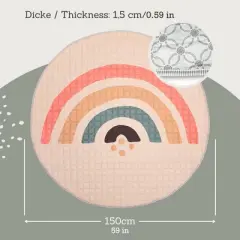 Hakuna Matte: Stylish Baby Mat: Marine World - 47x35", 12 Foam Floor Tiles