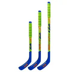 NERF 35.5'' Proshot 2 Player Hockey Set Hockey Sticks - Orange/Blue/Green