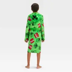 Boys' Minecraft Hooded Robe - Green