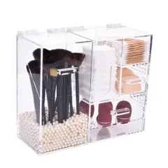OnDisplay Trinity Deluxe Handmade Acrylic Cosmetic/Makeup Organizer