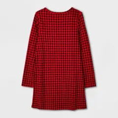 Girls' 2pk Adaptive Long Sleeve Holiday Dress - Cat & Jack&trade; Off-White