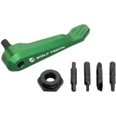 Wolf Tooth Axe Handle Multi-Tool - Green Minimalist, Lightweight