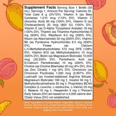 MaryRuth's Morning Multivitamin Liquid + Hair Growth Travel Pack, Peach Mango,  1 oz 8-Pack