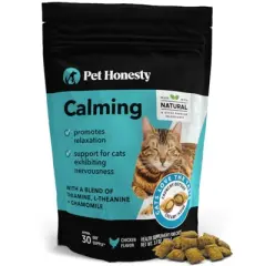 Pet Honesty Calming Dual Texture Chews for Cats - Chicken Flavor, 3.7 oz