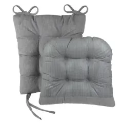 Gripper Polar Non Slip Chenille Jumbo Rocking Chair Cushion Set Include Seat and Cushion