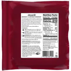 Johnsonville Double Beddar Smoked Sausage - 14oz/6ct