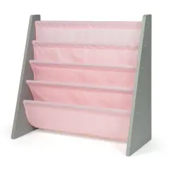 Kids' Bookshelf 4 Tier Book Organizer Seafoam - Humble Crew