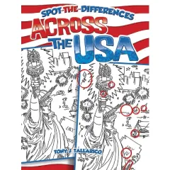 Spot-The-Differences Across the USA - (Dover Kids Activity Books: U.S.A.) by  Tony J Tallarico (Paperback)