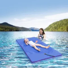 GEEMAX 7'x3' 3-Layer Floating Water Mat Thick Tear-Resistant XPE Foam For Lake Oceans