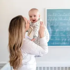 Burt's Bees Baby&reg; Be Honey Bee Striped Sleep 'N Play Footed Pajama - Yellow/White/Black