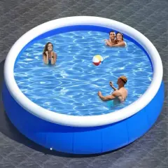 ORRD 183&times;51cm Butterfly Inflatable Kids Pool with Coil Mesh Walls