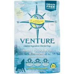Earthborn Holistic Venture Alaska Pollock Meal & Pumpkin Dry Dog Food - 4 lbs