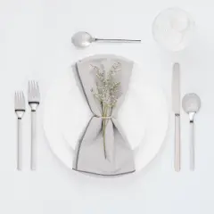 30pc Squared Straight Flatware Set with Caddy - Room Essentials&trade;: Silverware Set, Service for 6, Forks Spoons Knives