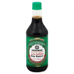 Kikkomon Less Sodium Soy Sauce 20oz