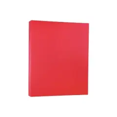 JAM Paper Metallic 100lb Colored Cardstock 8.5 x 11 Jupiter Red Stardream 173SD8511JU285