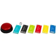 Professor Puzzle USA, Inc. The Big Buzz Off Trivia Party Game with Electronic Buzzer