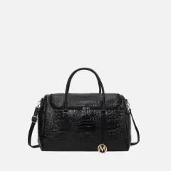 MKF Collection Rina Crocodile Women&rsquo;s Duffle Bag by Mia K