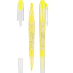 Pilot 2pk Precise Marklighter2 Dual Tip Highlighter Yellow