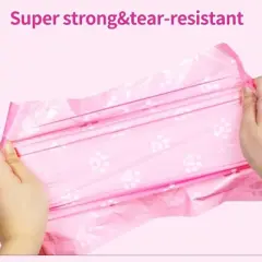 Link Dog Poop Bags, Lavender Scented, With Dispenser, 300 Bags, 20 Rolls