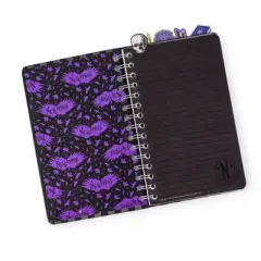 Silver Buffalo Addams Family Wednesday Nevermore Academy 5-Tab Spiral Notebook With 75 Sheets