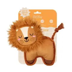 PetShop by Fringe Studio Lion Durable Dog Plush Toy