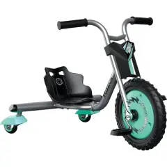Razor Mini RipRider 360 12'' Tricycle - Gray: Steel Frame, Plastic Seat, 79 lb Capacity