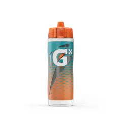 NFL Miami Dolphins Gatorade Gx Plastic Water Bottle - 30oz: Portable Aqua Blue Drinkware