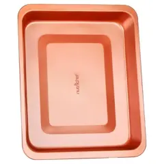 NutriChef 15-inch Roasting Pan, Non-Stick Coated Layer Surface