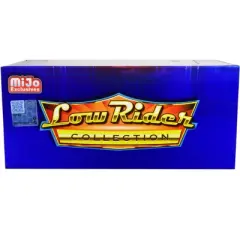 1963 Chevrolet Impala Convertible Lowrider Light Blue Met. w/White Interior 1/24 Diecast Model Car by Welly