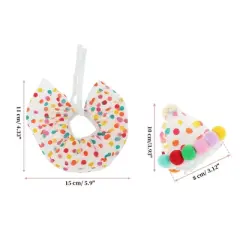 Unique Bargains Cat Costume Colorful 1 Set