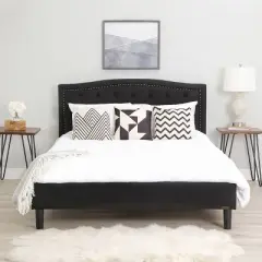 Melania Tufted Upholstered Bed - Abbyson Living