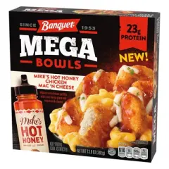 Banquet Mega Bowls Frozen Hot Honey Chicken Mac 'N Cheese - 13.85oz